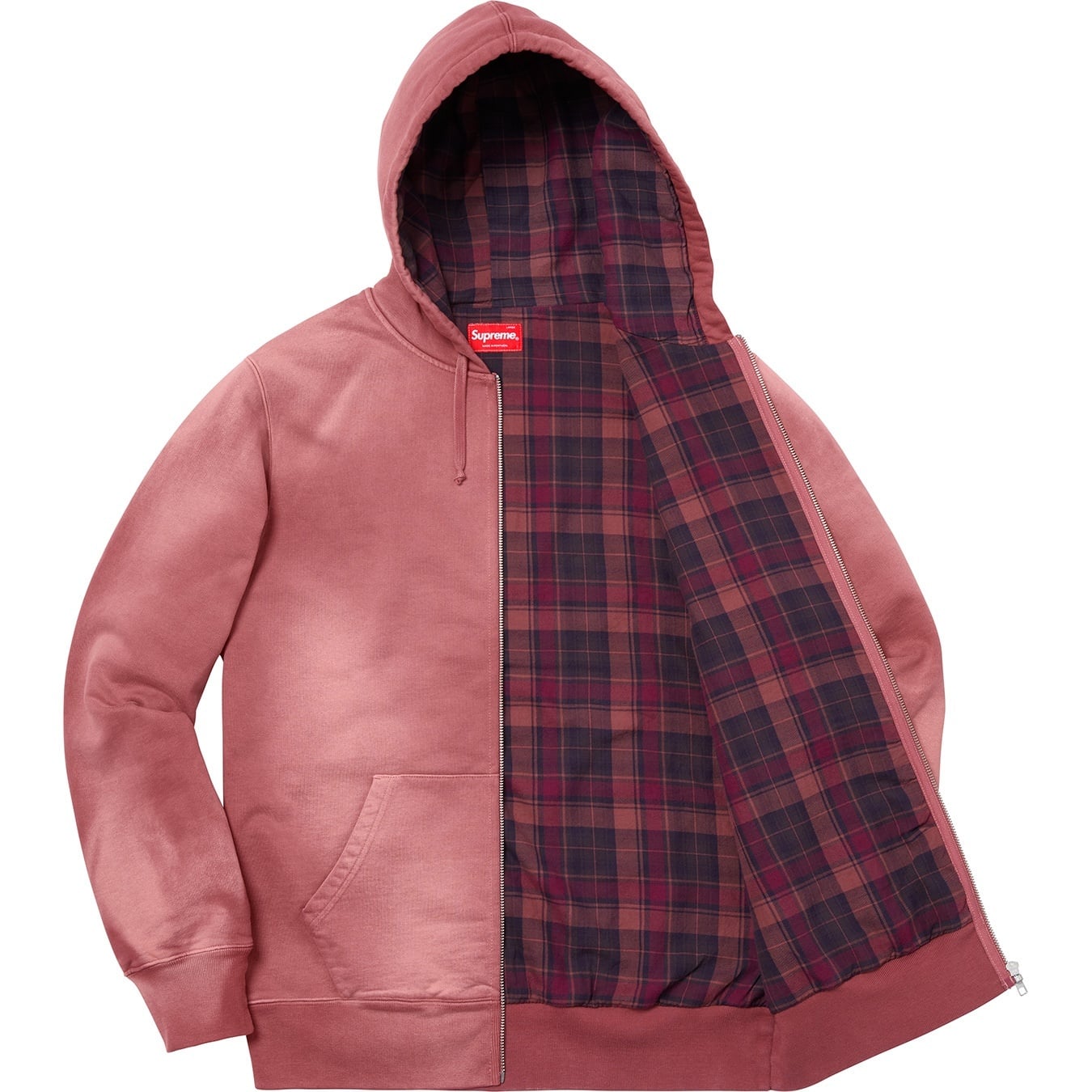Bleached Zip Up Sweatshirt view 5